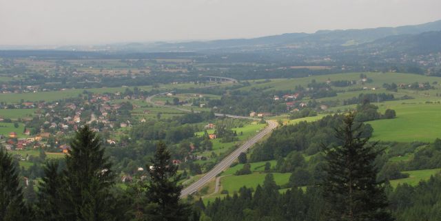 Krajina migračního koridoru na Jablunkovsku. Foto: Tomáš Krajča