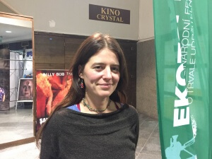 Alena Fousková at Ekotopfilm festival
