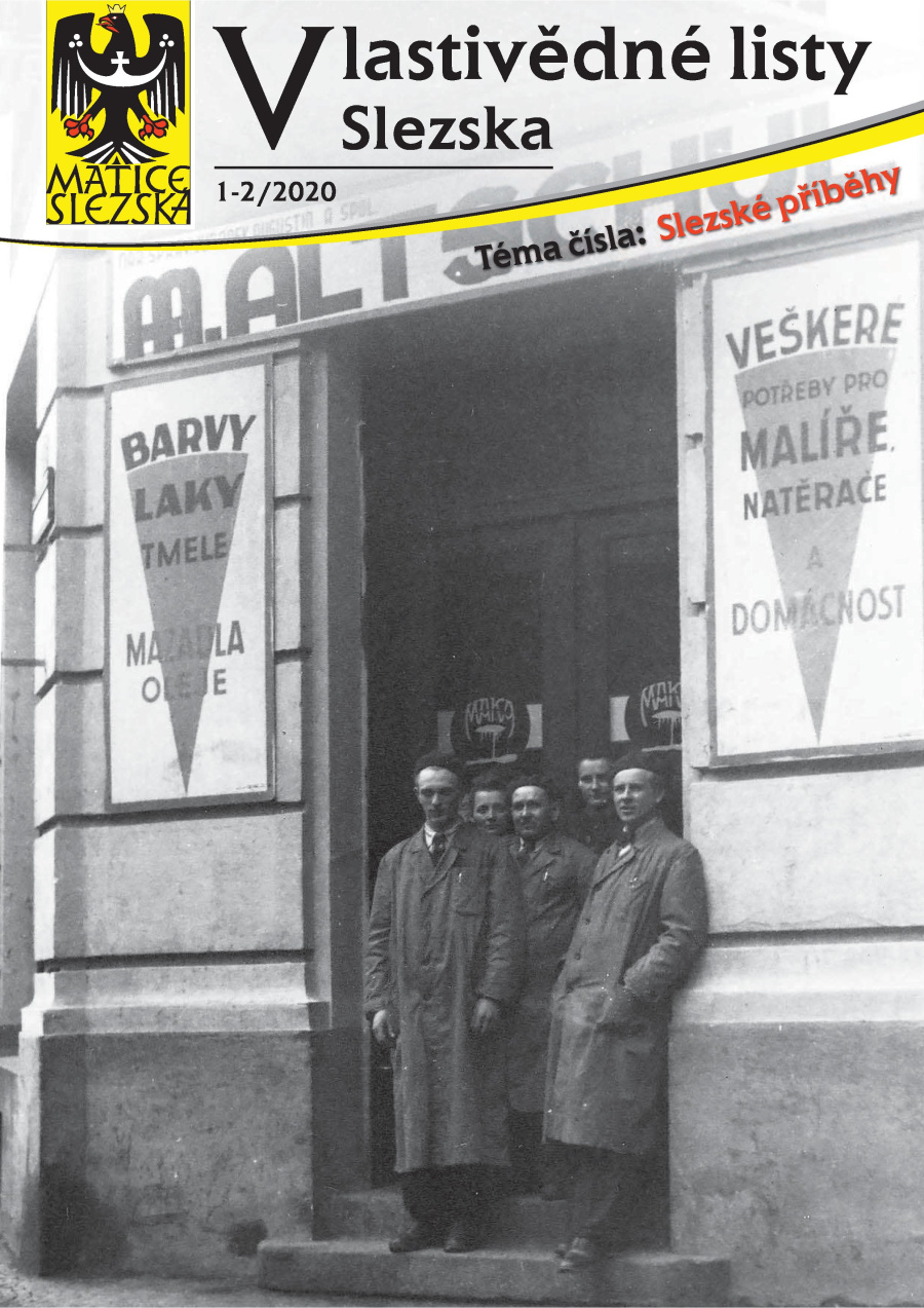 Titulní strana posledního dvojčísla Vlastivědných listů Slezska
