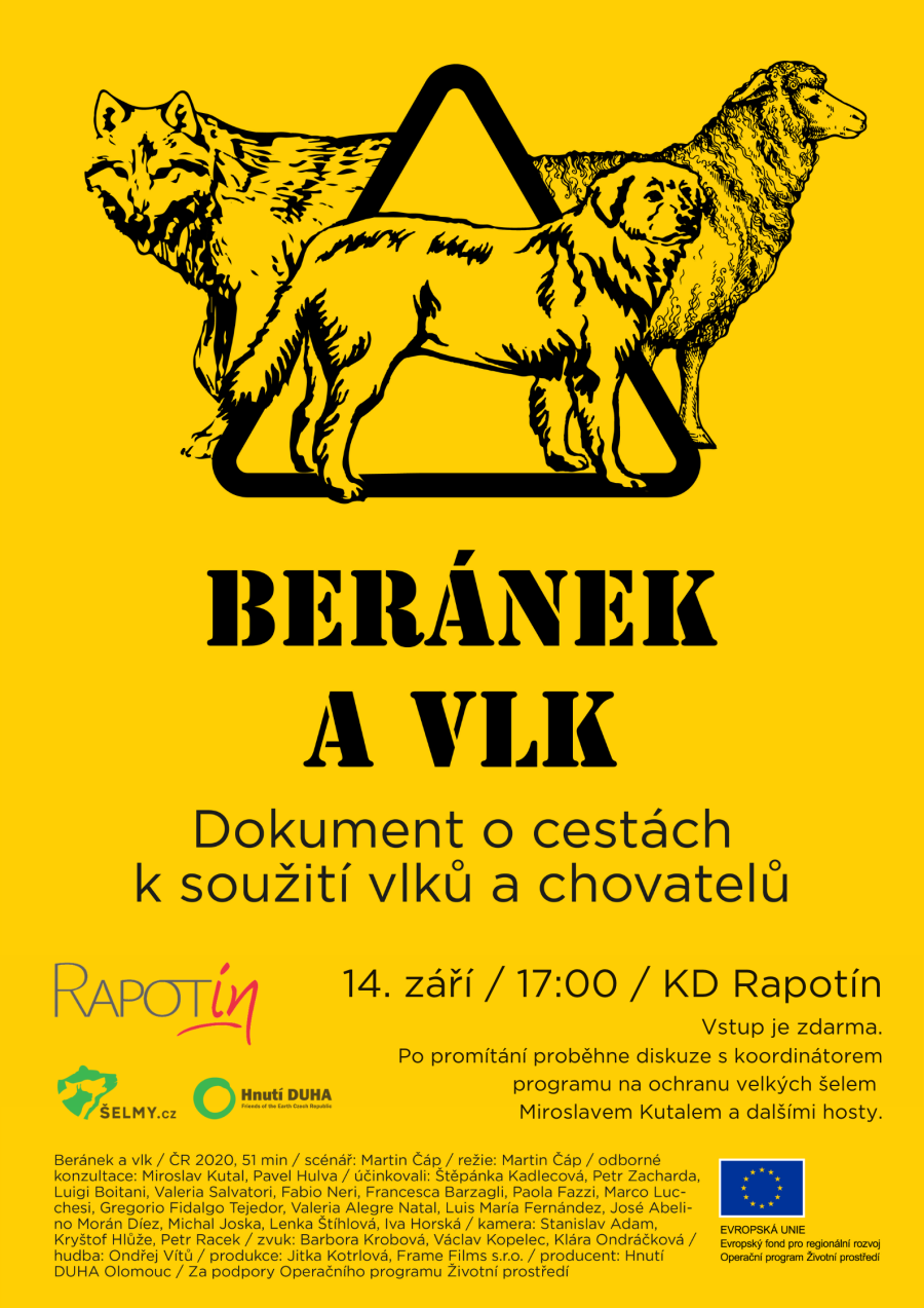 Beránek a vlk_plakát Rapotín