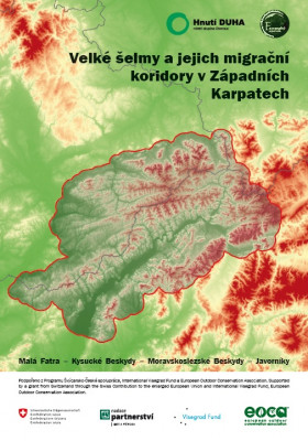 Velké šelmy a jejich migrační koridory v Západních Karpatech: Malá Fatra – Kysucké Beskydy – Moravskoslezské Beskydy – Javorníky