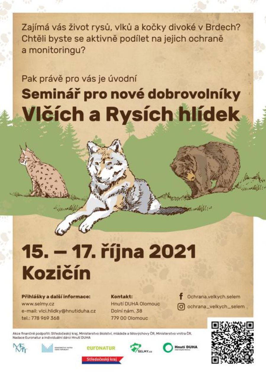 Plakát na úvodní seminář v Kozičíně
